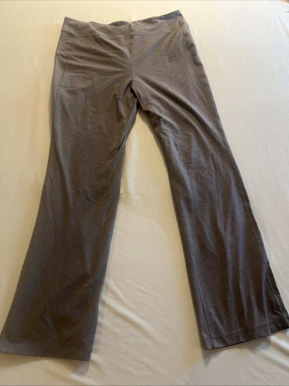 Duluth Trading Company Women’s Gray Nylon Stretch Pants With Pockets Size Lx31